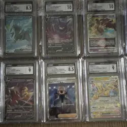 Pokemon TCG CGC 22 Graded Lot English Pikachu, Giratina, Jolteon, Espeon & more! - Image 2