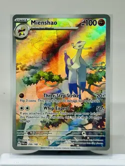 2023 Pokemon Paradox Rift Mienshao Illustration Rare IR 200/182 Full Art English - Image 1