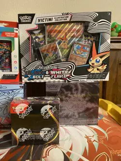 Lot of (5) Pokemon Center Pitch Black Chaos Rising ETB PC Booster Box Victini BB - Image 3
