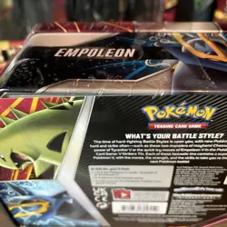 New and Factory Sealed Pokemon TCG Sword & Shield V Strikers Tin - Tyranitar V - Image 5