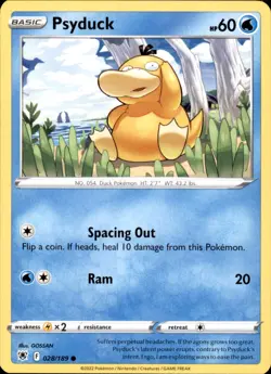 Psyduck 028/189 Pokemon Astral Radiance Common NM - Image 1
