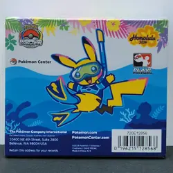Pokemon 2024 Worlds Honolulu Scuba Pikachu Coin & Damage Dice Set SEALED - Image 2