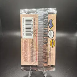 EMPTY Zapdos Pokemon Fossil Set Booster Pack Wrappers Empty Art 1st Edition - Image 2