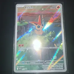 Pokemon TCG Victini SVP 208 Black Star Promo Illustration Rare - Image 1