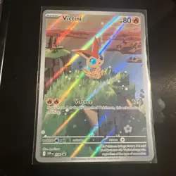 Pokemon TCG Victini SVP 208 Black Star Promo Illustration Rare - Image 2