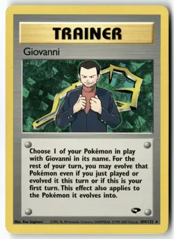 Giovanni 104/132 G2 Gym Challenge Rare Unlimited LP - Image 1