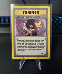 WOTC Sabrina's Psychic Control 121/132 Gym Challenge English Unlimited - Image 1