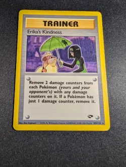 Erika's Kindness Rare Trainer Gym Challenge LP- 103/132 Pokemon - Image 1