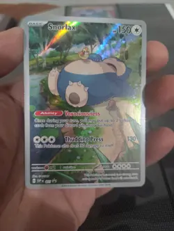 Pokemon 151 TCG Snorlax 051 SV: Scarlet & Violet ETB Black Star Promo - Image 1