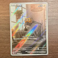 Pokemon TCG Joltik 116/086 Sv White Flare Holo Illustration Rare 40HP Eng - Image 1