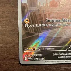 Pokemon TCG Joltik 116/086 Sv White Flare Holo Illustration Rare 40HP Eng - Image 4