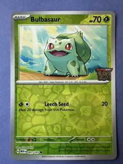 Bulbasaur - (Best Buy Exclusive) 001/165 Reverse Holo | Pokemon 151 | Sealed - Image 1