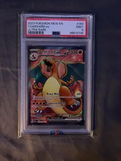 CHARIZARD EX 183/165 FULL ART PSA 9 Mint POKEMON SCARLET & VIOLET 151 - Image 1