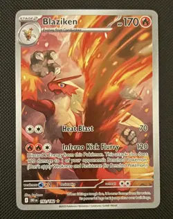 Blaziken 192/182 Illustration Rare Destined Rivals Pokemon Holo Near Mint - Image 1