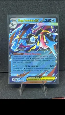 MEGA GRENINJA EX 022/086 CHAOS RISING HOLO DOUBLE RARE NM - Image 2
