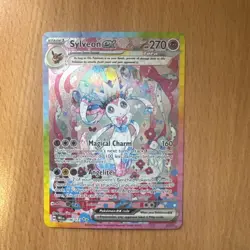Sylveon ex 156/131 Holo Prismatic Evolutions Pokemon NM - Image 1