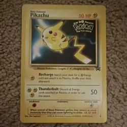 Wizards of the Coast Pikachu Wotc Promo #4 English Basic Regular 50 HP 1999 - Image 1