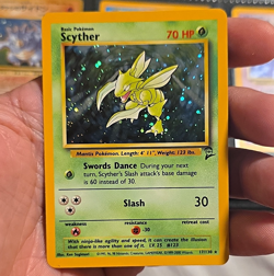 Pokemon TCG Scyther 017/130 Base Set 2 Holo Rare English 70 HP - Image 1