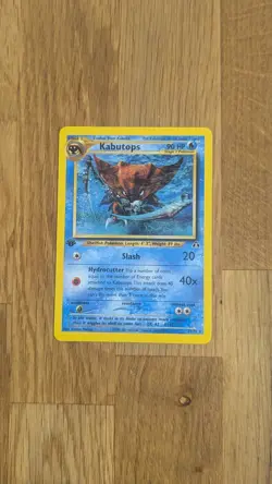 Pokemon TCG Kabutops Card 25/75 Neo Discovery 1st Edition Non-Holo Rare - Image 1