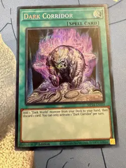 YuGiOh Cards Dark Corridor MP24-EN103 Prismatic Secret Rare 1st Edition NM - Image 1
