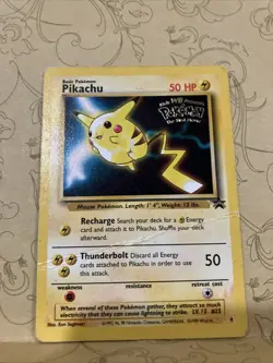 Pokemon TCG Pikachu Wizards Black Star Promos 4 Regular Promo Promo - Image 3