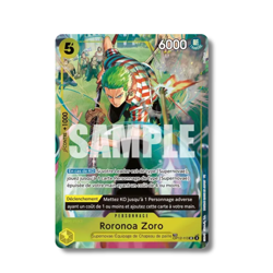 Carte One Piece Francaise - Roronoa Zoro TR OP12-113 - Les Sept de la Mer d'Azur - Image 1