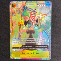 Carte One Piece Francaise - Roronoa Zoro TR OP12-113 - Les Sept de la Mer d'Azur - Image 2