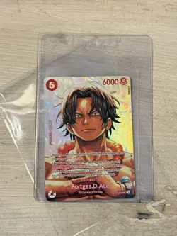 ONE PIECE TCG Portgas D Ace SP ST15-005 SR The Time of Battle OP16 English - Image 1