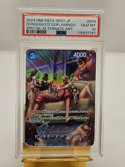 PSA 10 Donquixote Doflamingo Special Alt Art OP01-073 2024 ONE PIECE Japanese - Image 1