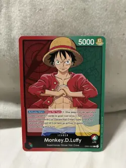Monkey.D.Luffy (003) OP01-003 Leader Romance Dawn One Piece Near Mint - Image 1