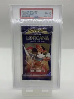Disney Lorcana : Booster The First Chapter PSA 10 Mickey Mouse First Print - Image 1