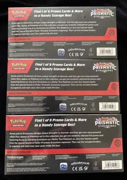 Pokemon TCG Prismatic Evolutions Surprise Box Lot of 3 - Image 2