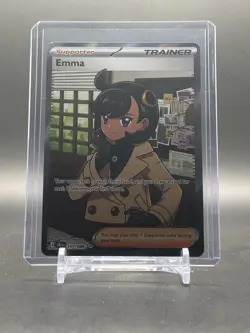 Pokemon Card Emma 107/086 Me04: Chaos Rising Holo Full Art NM - Image 1