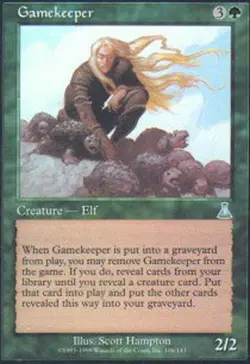 MTG magic cards 2x Gamekeeper Urza's Destiny Light Play, English - Image 1