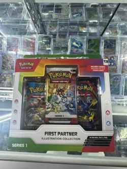Pokemon TCG First Partner Illustration Collection Series 1 Box 3 Cards 2022 - Image 2