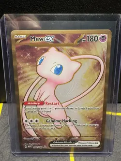 Pokemon Scarlet & Violet 151 - Mew EX Gold Double Rare Metal Card (NM) 205/165 - Image 1