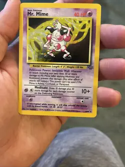 Mr. Mime Holo - 6/64 – Jungle – 1999 Pokemon LP/NM Excellent Pokemon Card - Image 1