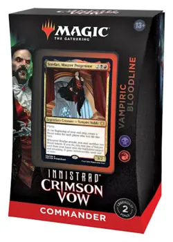 Innistrad: Crimson Vow Commander Deck: Vampiric Bloodline Mtg Magic Sealed Free 630509995318 - Image 1
