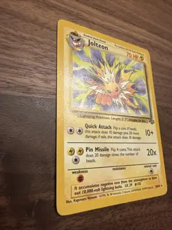 Jolteon Jungle 1999 WOTC LP Pokemon TCG Card 20/64 Non-Holo Unlimited Rare - Image 3