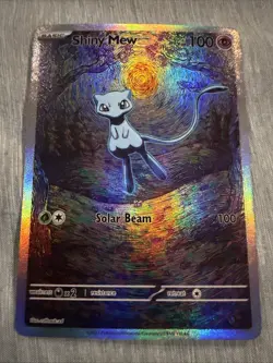 ✨ Shiny Mew - Ultra Rare Holo Fan Art Card - Non Tcg - Image 1