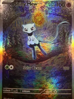 ✨ Shiny Mew - Ultra Rare Holo Fan Art Card - Non Tcg - Image 2