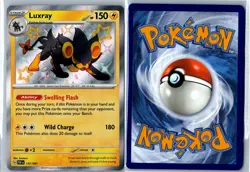 Pokemon Card - Luxray Paldean Fates 137/091 Shiny Rare Holo Near Mint - Image 3