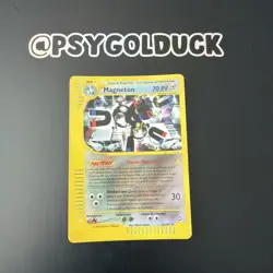 Magneton 22/147 Reverse Holo Rare Aquapolis Pokemon Card C19 - Image 1