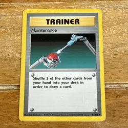 Pokemon TCG Maintenance Base Set Uncommon Card 83/102 - Image 1