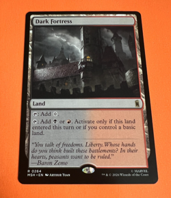MTG - Dark Fortress - Marvel Super Heroes - Image 1
