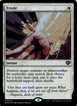 MTG Erode FOIL NM R 15 Secrets of Strixhaven - Image 1