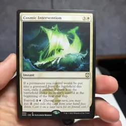 Cosmic Intervention Commander: Kaldheim Regular 003 KHC Mtg Magic The Gathering - Image 1