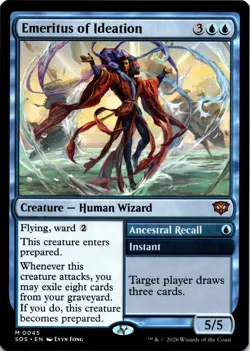 MTG Emeritus of Ideation NM M 45 Secrets of Strixhaven - Image 1