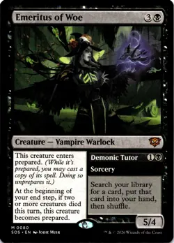 MTG Emeritus of Woe NM M 80 Secrets of Strixhaven - Image 1