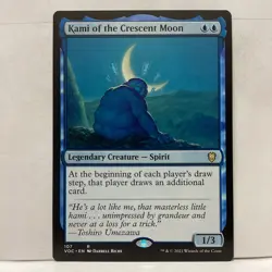 MTG Kami of the Crescent Moon Magic: The Gathering Commander Crimson Vow #107 - Image 1